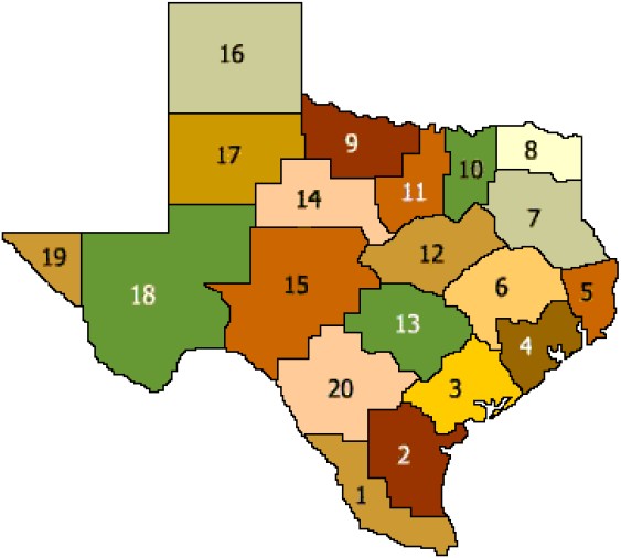 TSCA Districts